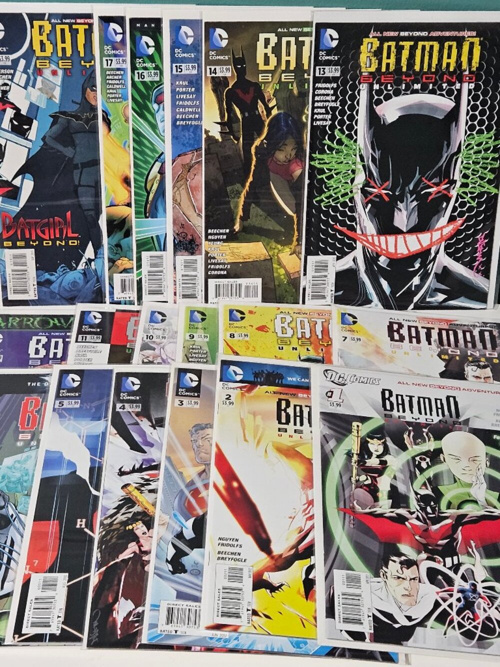 Batman Beyond Unlimited #1-18 DC Comics 2012-2013 Full Complete Run Batgirl C-55